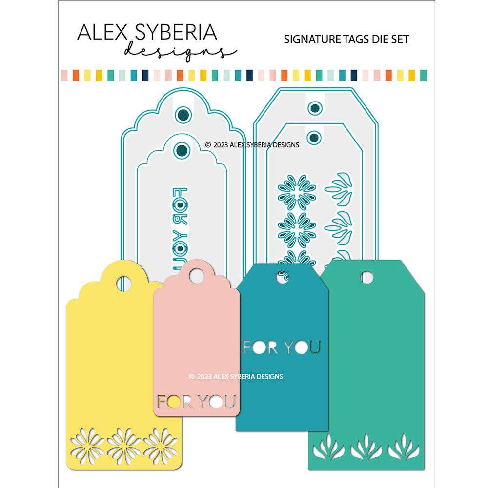 Alex Syberia Designs Signature Tags Die Set asdd85