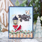 Simon Says Stamp Sparkle Paste Silver st0181 And Everything Nice Christmas Card