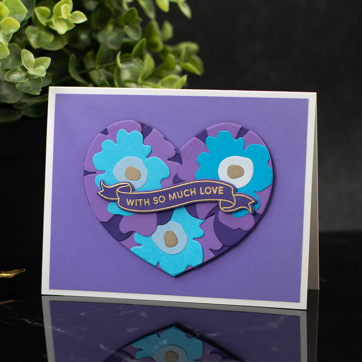 Simon Says Stamp Bold Flower Wafer Dies 1320md Moments in Time With Love Card | color-code:ALT14