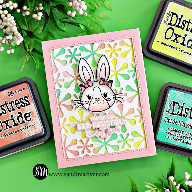 Simon Says Stamp Nifty Star Plate Wafer Dies s983 Rain or Shine Easter Card | color-code:ALT08