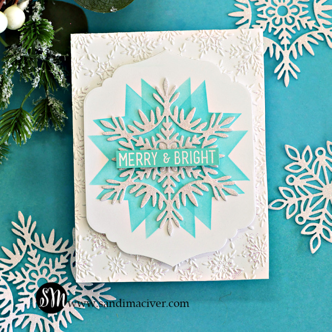 Simon Says Stamp Set of 3 Stencils Patchwork 1099mt Sugar and Spice Holiday Card | color-code:ALT05