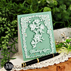Simon Says Stamps and Dies Flowering Frame set962ff You Are My Favorite Thinking of You Card | color-code:ALT03