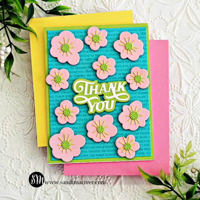 Simon Says Stamp Showboat Thank You Wafer Dies s1027 Happy Camper Thank You Card | color-code:ALT07