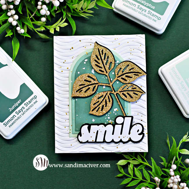 Simon Says Stamp Rose Branch Wafer Dies 1316md Friend Like You Smile Card | color-code:ALT09
