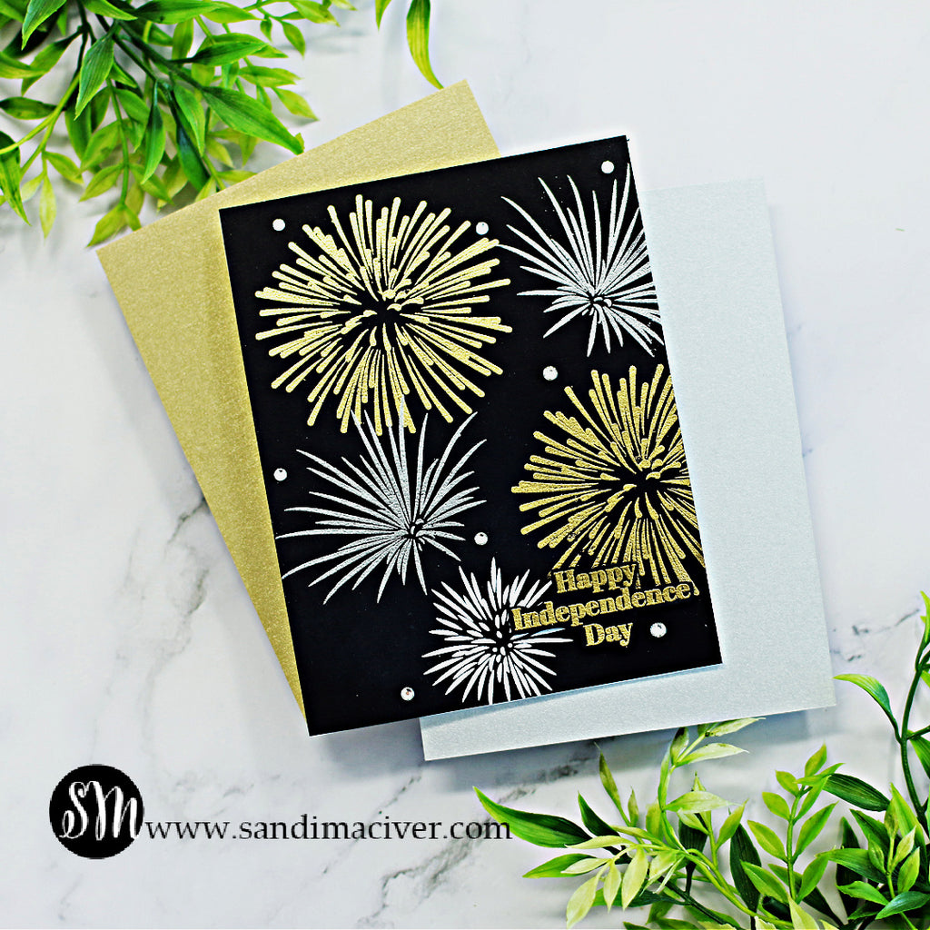 Simon Says Clear Stamps Celebration Fireworks sss302698c Out Of This World July 4th Card | color-code:ALT06