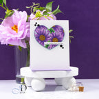 Simon Says Clear Stamp Gerbera Daisy Background sss102014 In My Heart Always Here for You Card | color-code:ALT02