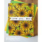 Simon Says Clear Stamp Gerbera Daisy Background sss102014 In My Heart Floral Love You, Mom Card