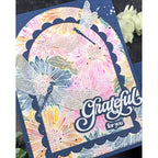 Simon Says Clear Stamp Gerbera Daisy Background sss102014 In My Heart grateful