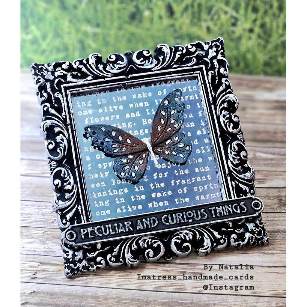 Simon Says Clear Stamp Nature in Bloom 1378ss In My Heart Butterfly Frame 