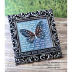 Simon Says Clear Stamp Nature in Bloom 1378ss In My Heart Butterfly Frame 