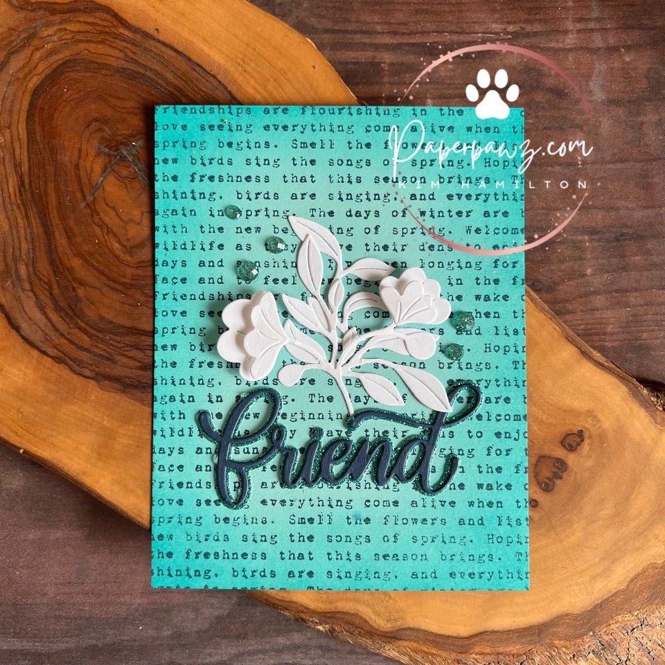 Simon Says Clear Stamp Nature in Bloom 1378ss In My Heart Floral Friend Card | color-code:ALT06