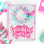 Simon Says Clear Stamp Nature in Bloom 1378ss In My Heart Friend Card Suzy Plantamura | color-code:ALT07