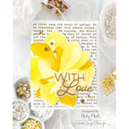 Simon Says Clear Stamp Nature in Bloom 1378ss In My Heart With Love Card Nicky Meek