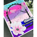 Simon Says Clear Stamp Nature in Bloom 1378ss In My Heart pink flower