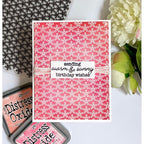Simon Says Clear Stamp Petite Petal Background 1346ss Always There Birthday Card Barb Engler