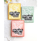 Simon Says Clear Stamp Scripty Birthday Background 1270ss Heather Hoffman Trio of Birthday Cards | color-code:ALT06