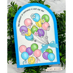 Simon Says Clear Stamps Balloon Critters 2375ssc Shine On Laura Williams Celebratory Card