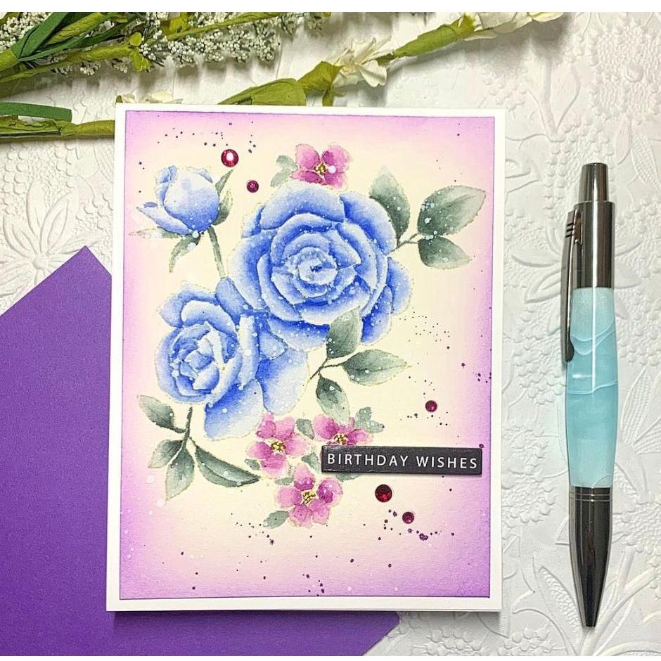 Simon Says Clear Stamps Beautiful Friend 3089ssc Sweet Wishes Birthday Card Barb Engler