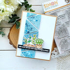 Simon Says Clear Stamps Botanical Buds 3394ssc Shine On Amanda Wilcox Happy Thoughts Card
