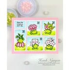 Simon Says Clear Stamps Botanical Buds 3394ssc Shine On Hanh Nguyen Postage Card