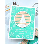 Simon Says Clear Stamps Bring On the Sun 2436ssc Shine On Adriana Arminio Sailboat Card