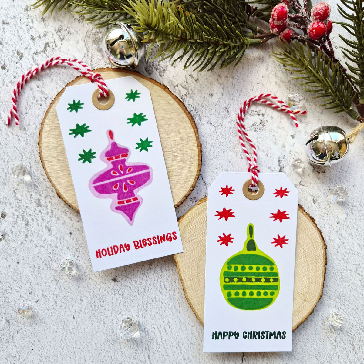 Simon Says Clear Stamps Christmas Ornaments 2466msc Sending Cheer Jane Tyrell Holiday Bookmarks | color-code:ALT03