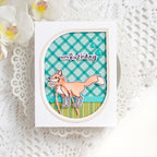Simon Says Clear Stamps Clever Fox 3401ssc Shine On Heather Hoffman Foxy Birthday Card | color-code:ALT01