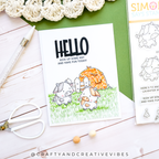 Simon Says Clear Stamps Cow Cuties 3382ssc Every Happiness Anne Fiene Hello Farm Card
