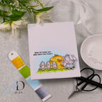 Simon Says Clear Stamps Cow Cuties 3382ssc Every Happiness Jean Doeringsfeld Kick Up Some Hay Card