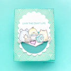 Simon Says Clear Stamps Craft Life 2360ssc Stamptember Amy Tsuruta Cute Crafty Friends Card