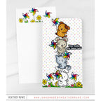 Simon Says Clear Stamps Easy Breezy 3383ssc Every Happiness Heather Ruwe Stacked Twirlers Card with Envelope