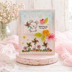 Simon Says Clear Stamps Easy Breezy 3383ssc Every Happiness Melissa Phillips Sweet Twirler Card
