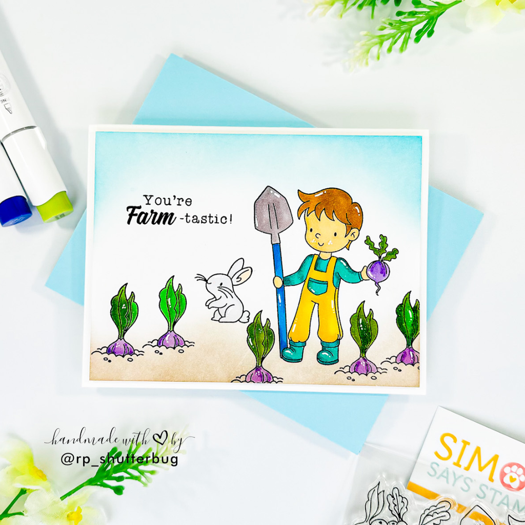 Simon Says Clear Stamps Farm Sweet Farm 3290ssc Always There Turnip Farm Card Revati Panickar