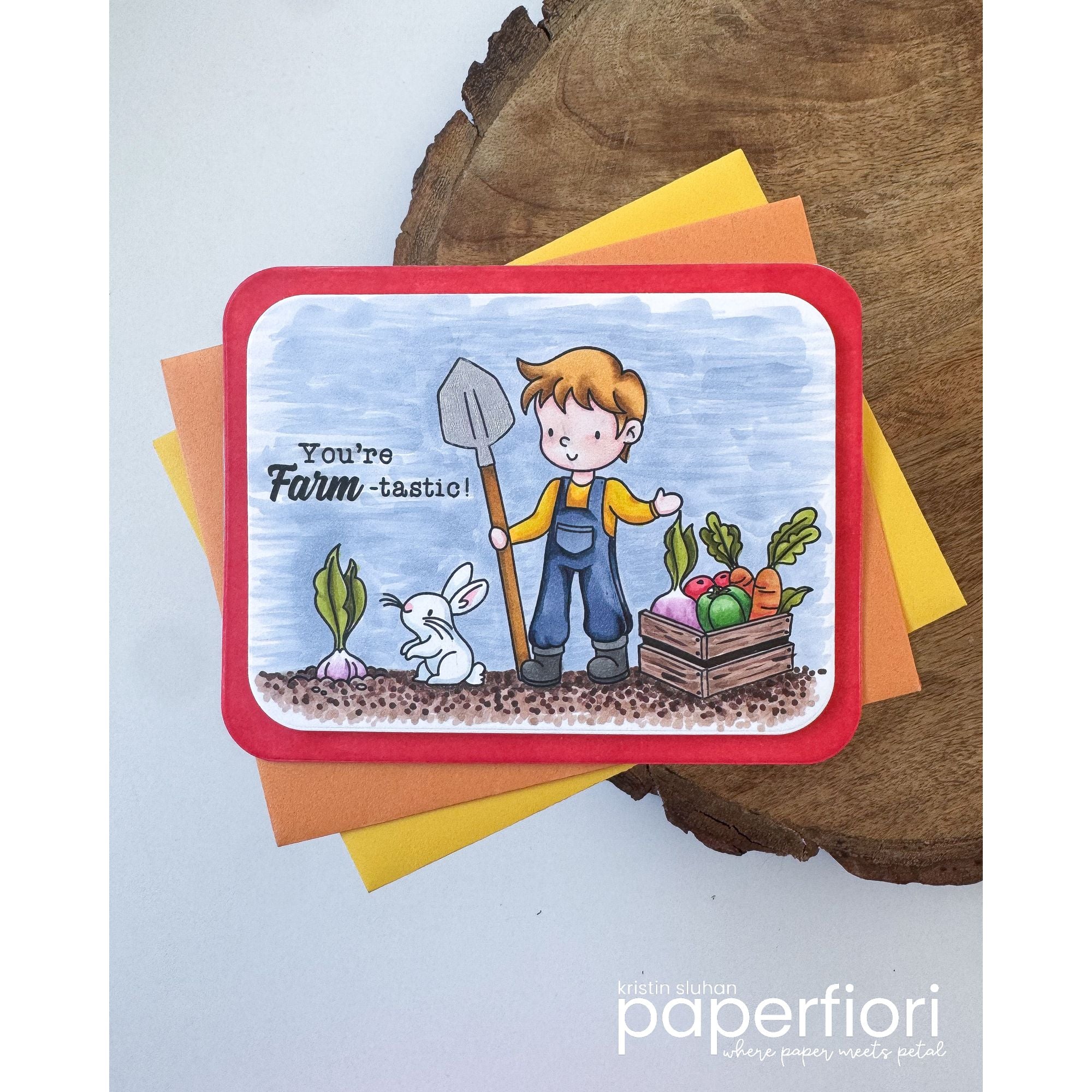 Simon Says Clear Stamps Farm Sweet Farm 3290ssc Always There You're Farmtastic Card Kristin Sluhan