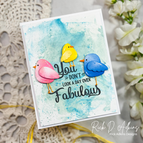 Simon Says Clear Stamps Frankly, My Dear 2344ssc Always There Fabulous Birds Card Rick Adkins