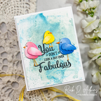 Simon Says Clear Stamps Frankly, My Dear 2344ssc Always There Fabulous Birds Card Rick Adkins