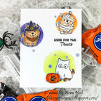Simon Says Clear Stamps Happy Howloween 3474ssc Sending Cheer Nora Noll Treats Card