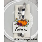 Simon Says Clear Stamps Haunted Garden 2458ssc StamptemberKaren Boyce Thanksgiving Place Card