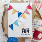 Simon Says Clear Stamps Having Fun 2449ssc A Little Fun Card with Banners Keisha Charles