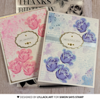 Simon Says Clear Stamps Heirloom Roses 2402ssc Always There Floral Cards Thais Carvalho