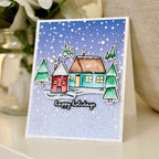 Simon Says Clear Stamps Jolly Season 2522ssc Joe Sysavath Wintry Holiday Scene Card