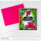 Simon Says Clear Stamps Keep Palm 2355ssc Always There Tropical Card Heather Ruwe