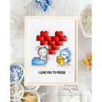 Simon Says Clear Stamps Let's Connect 2185ssc In My Heart Friends Card