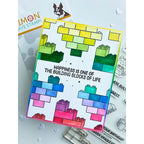 Simon Says Clear Stamps Let's Connect 2185ssc In My Heart Happiness Card