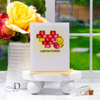 Simon Says Clear Stamps Let's Connect 2185ssc In My Heart Love You to Pieces Chick Card | color-code:ALT03