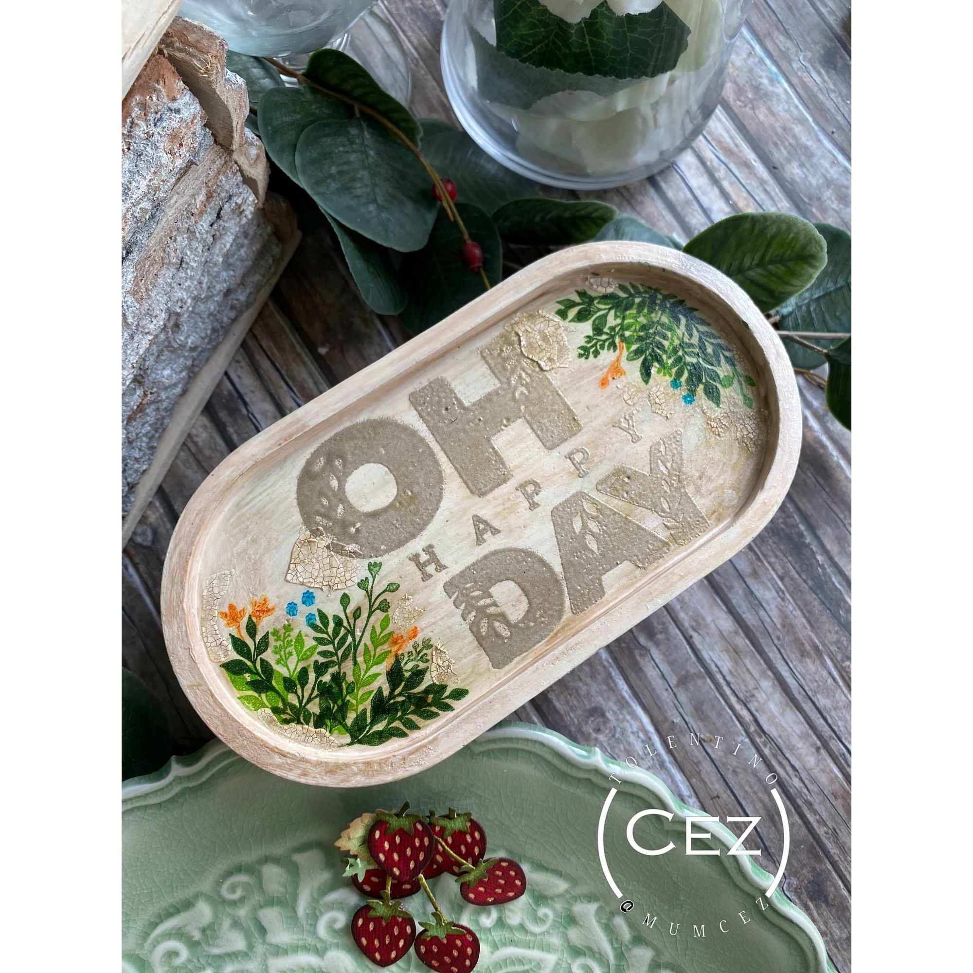 Simon Says Clear Stamps Lettered Oh Happy Day 3392ssc Always There Small Tray Cez Tolentino