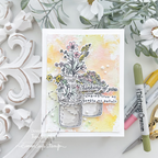 Simon Says Clear Stamps Made to Flourish 2469ssc Tina Smith Watercolored Florals Thinking of You Card | color-code:ALT05