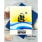 Simon Says Clear Stamps Oh Ship 1276ssc Shine On Oh Ship Belated Birthday Card Susan Valle
