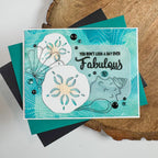 Simon Says Clear Stamps Old Broad Squad 2308ssc Shine On Fabulous Beach Birthday Card Kristin Sluhan