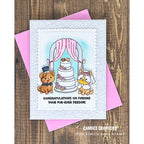 Simon Says Clear Stamps Pawfect Together 2425ssc Always There Wedding Cake Card Candice Crawford